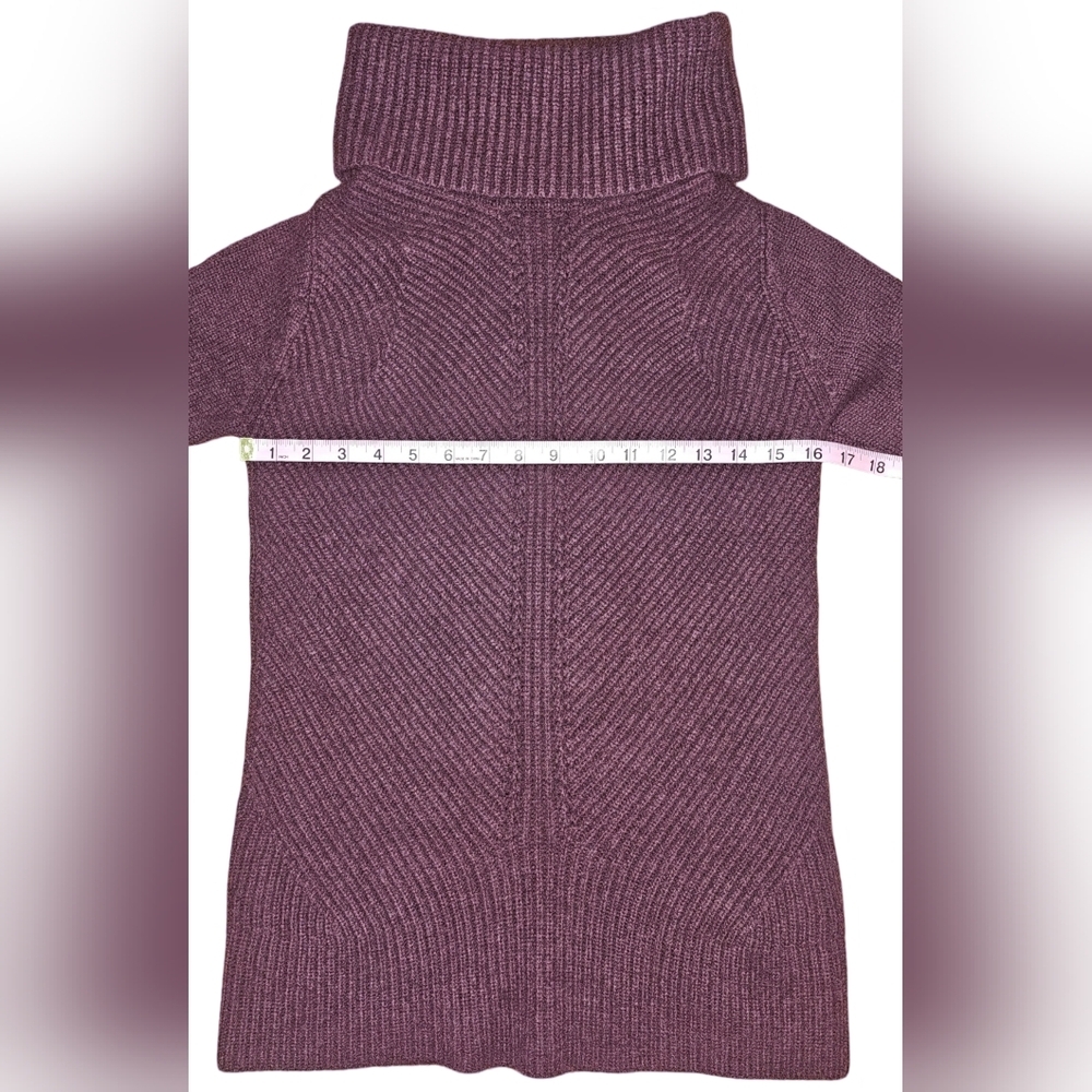 Talbots Womens Burgundy Wine Cashmere Cowlneck Sweater Size Small - Picture 13 of 15